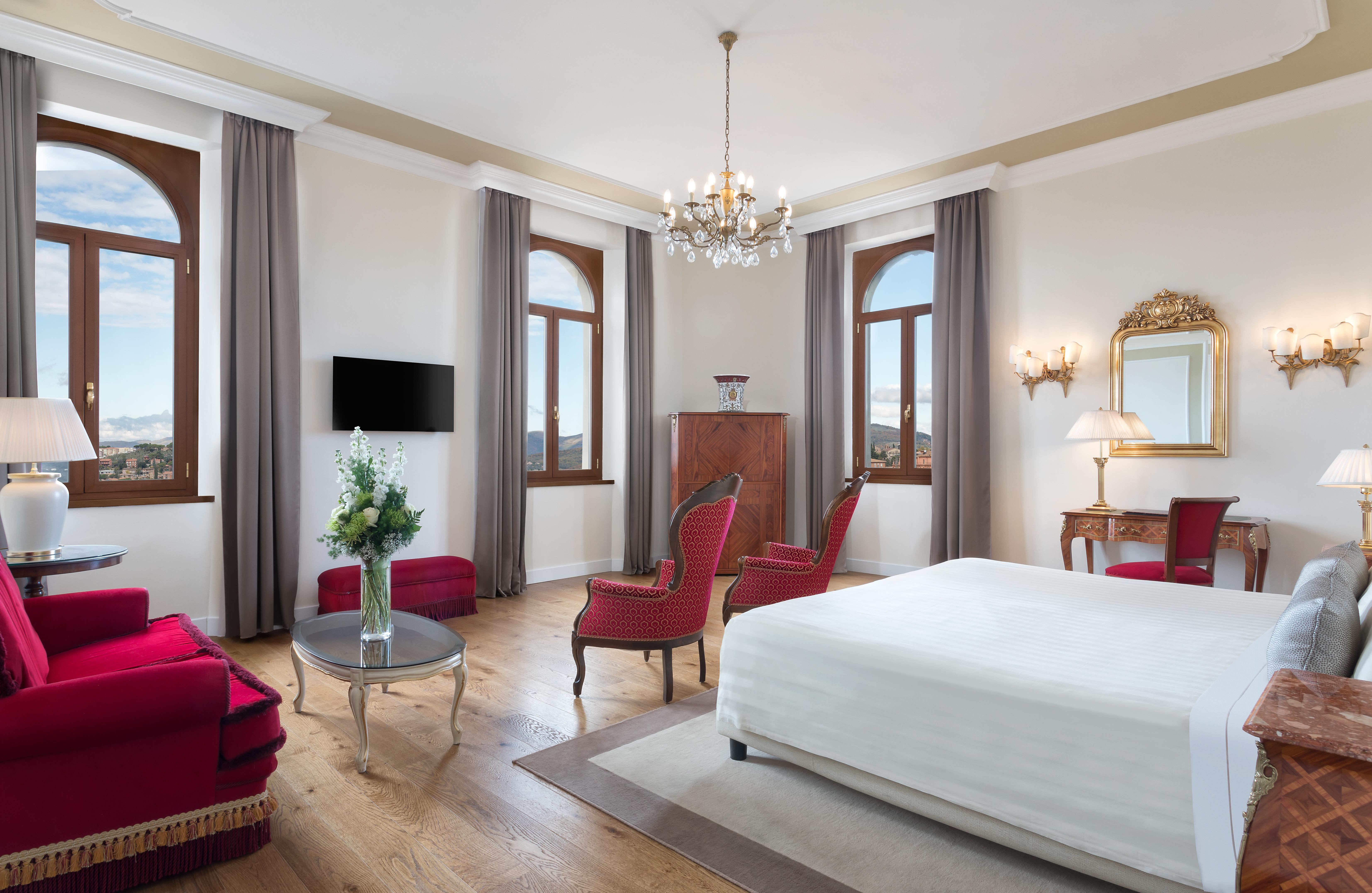 Sina Brufani Otel Perugia Dış mekan fotoğraf A room at the hotel
